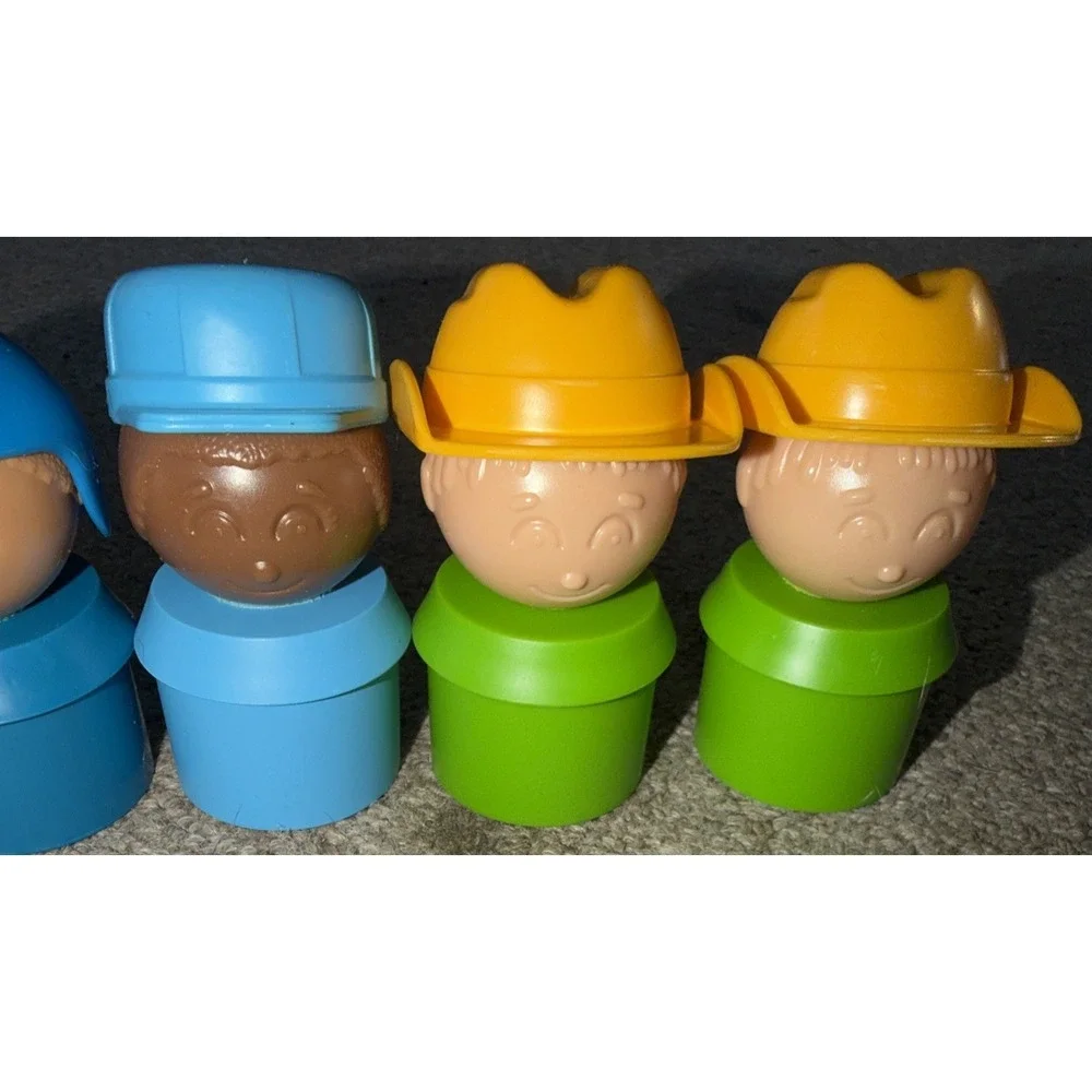 Vintage Tupperware Toys 1980's LI'L TUPPERS People 7 Figures All Brand New